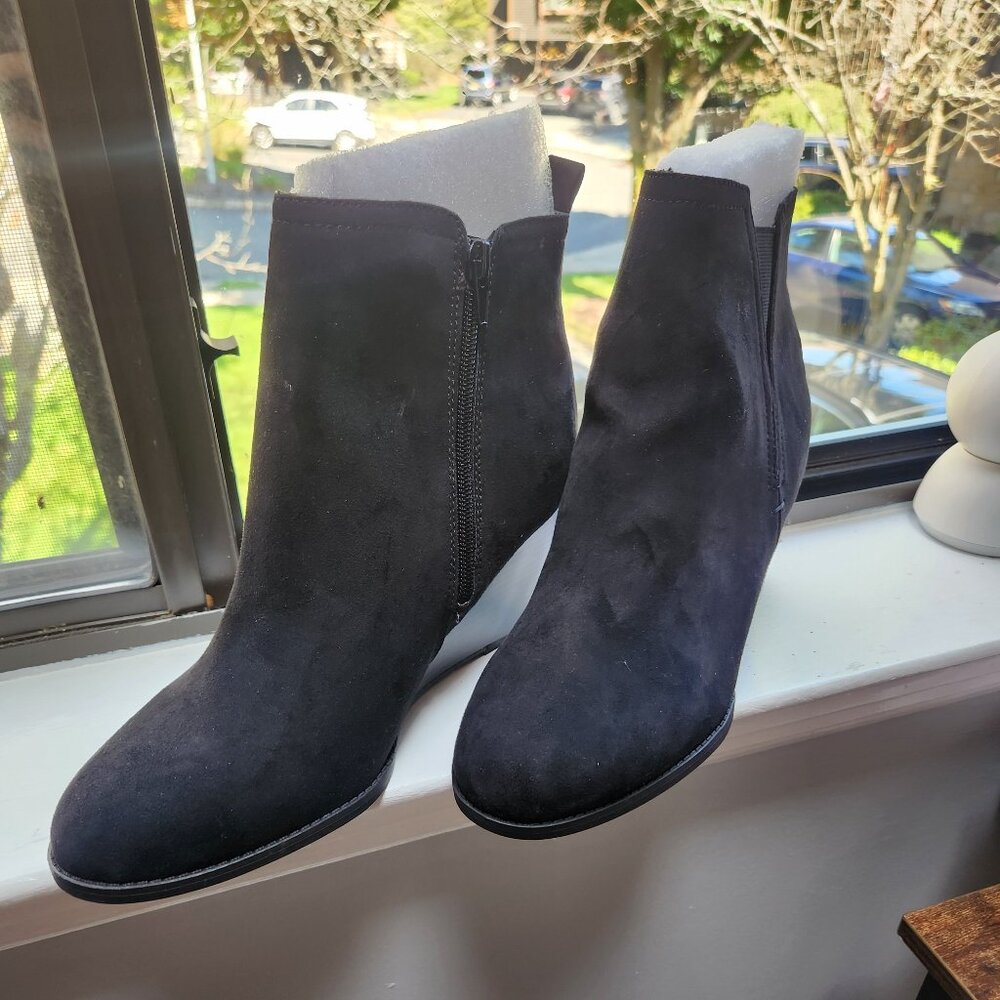 Wedge Boots New! Wide
